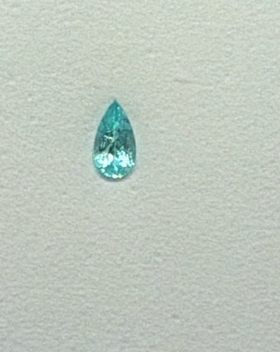 1.56ct PEAR SHAPE MOZAMBIQUE PARAIBA DXBCS6082