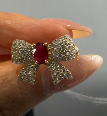 K18 Ruby Ring 1J0722ZF9K4