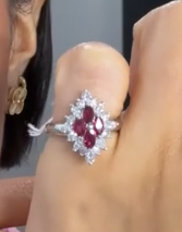 Pt900 Ruby Ring J0601HS6ZG
