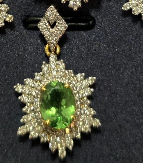 Tsavorite Garnet Pendant SYCB28c