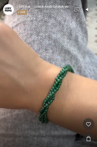 David Harry Jewels Type A Fei Cui Imperial Jadeite 3 Strand Bracelet, With 925 Sterling Silver Toggle Clasp