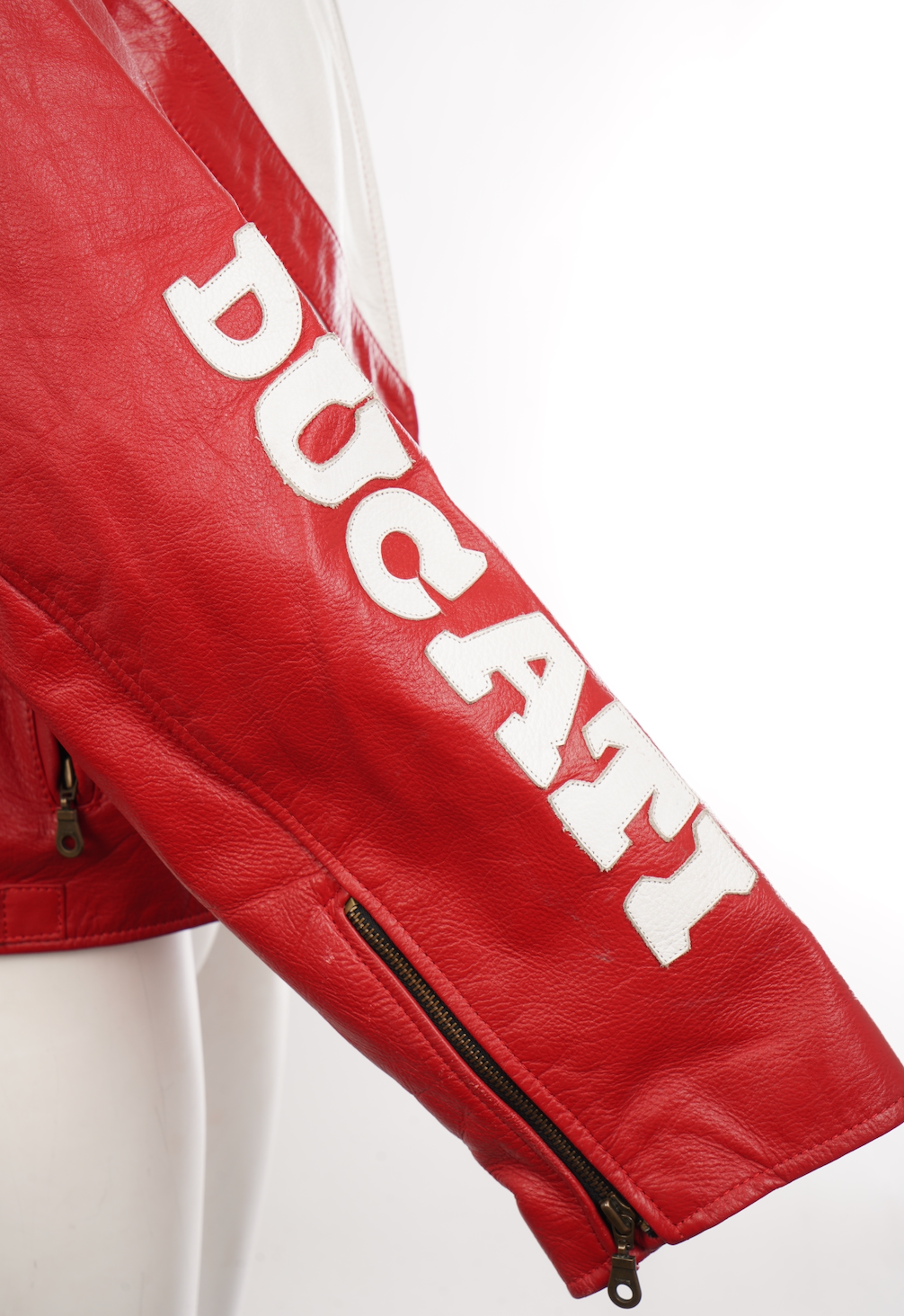 Ducati Red Leather Racing Jacket ALC4331