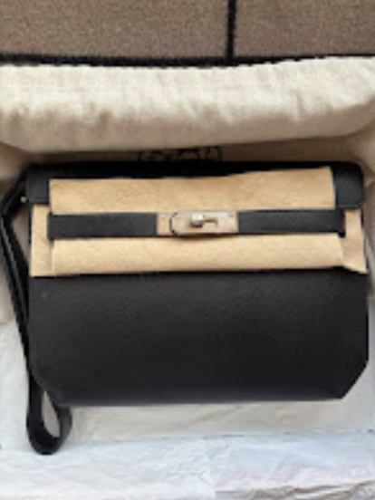 Hermes Depeches Black phw Y epsom ALTC1028