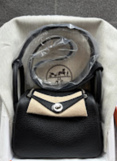 Hermes Mini Lindy (c) Noir PHW K TC ALTC1035