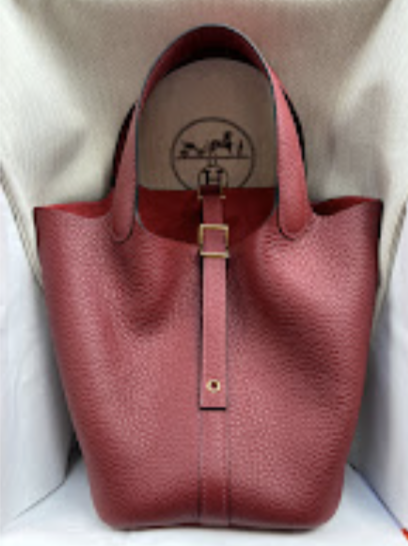 Hermes Picotin 18 Rouge H - GHW G TC ALTC1043