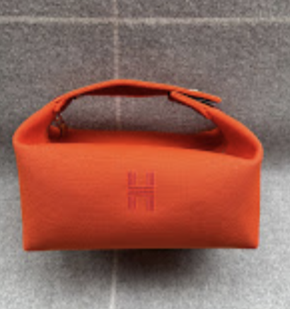 Hermes Bride-a-Brac (3) Orange base + Red Handle PM (small) Textiles ALTC1064