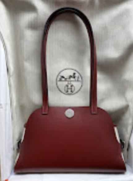 Hermes Tablier Sellier rouge h phw g Hunter/swift/toille ALTC1075