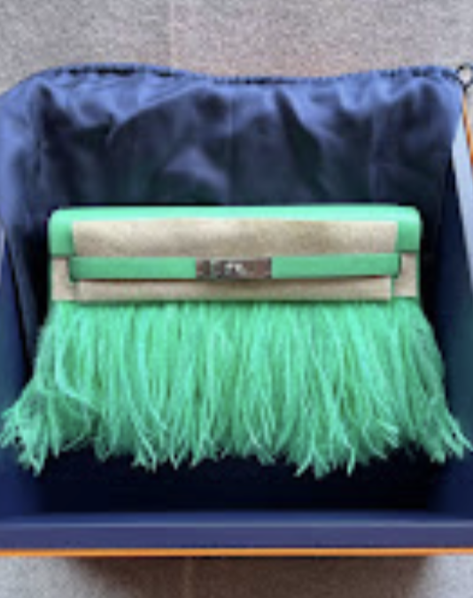 Hermes kelly elan vert comics B chevre ALTC1081
