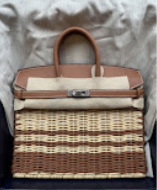Hermes birkin25 picnic gold/osier phw k ALTC1094