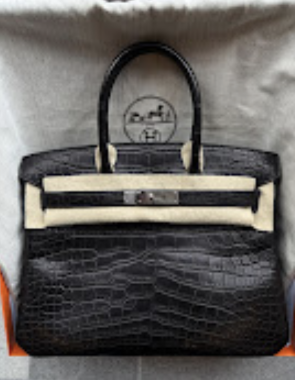 Hermes Birkin30(x) Black phw Square Q Matt ALTC1108