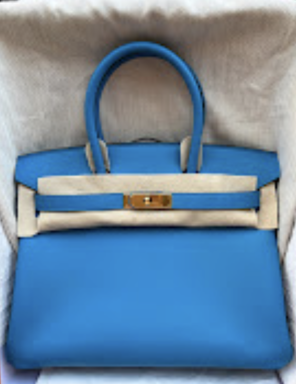 Hermes Birkin30 blue zanzibar ghw c epsom retourne ALTC1140