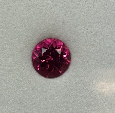1.64CT ROUND RUBELLITE TOURMALINE DXBCS6224