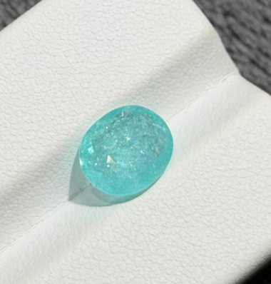 2.61ct Super Neon-blue Paraiba (from Mozambique) THAI0152