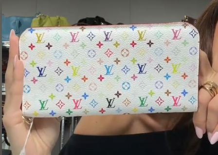Multicolor Portefeuille Insolite White B04208KFAG