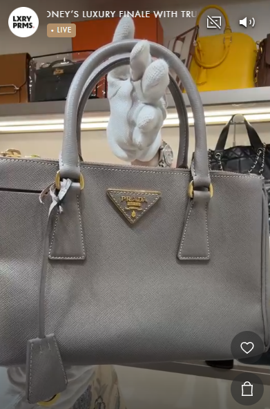 Prada Small Saffiano Beige Tote