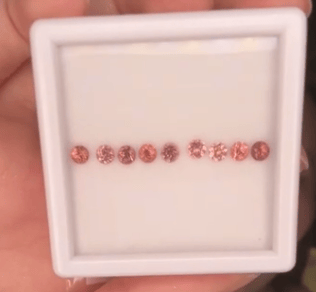 1.35ct Terra Cotta Spinel Melee Set DXBCS6322