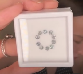 1.40ct Grey Spinel Melee Set DXBCS6316