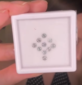 1.35ct Grey Spinel Melee Set DXBCS6317