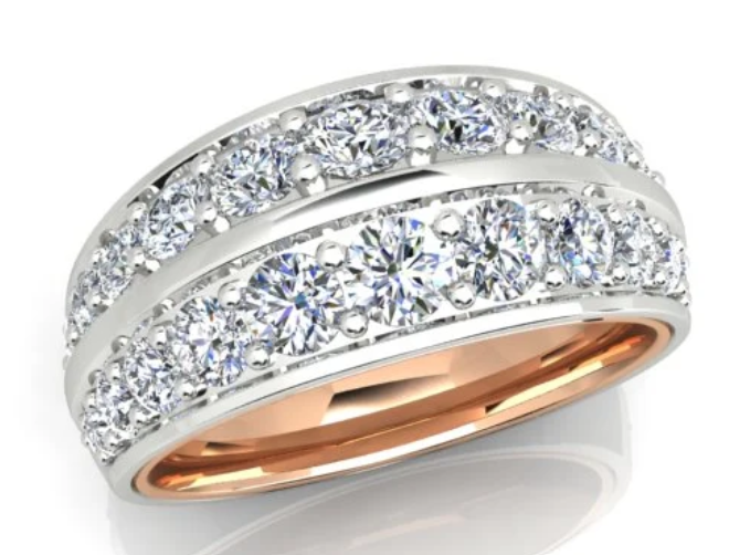 1.74ct Diamond Ring in 18K White Gold