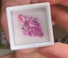 3.46ct pink sapphire box DXBCS6530