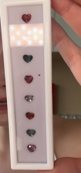 4.26ct heart spinel set for R DXBCS6475