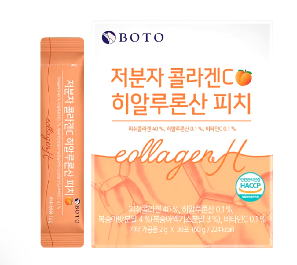 BOTO Small Molecular Collagen C Hyaluronic Acid Peach KBA031