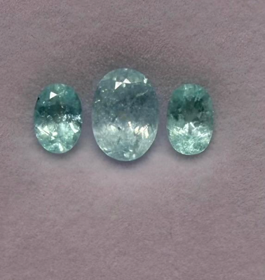 MIXct NIGERIAN PARAIBA OVAL SET DXBCS6908