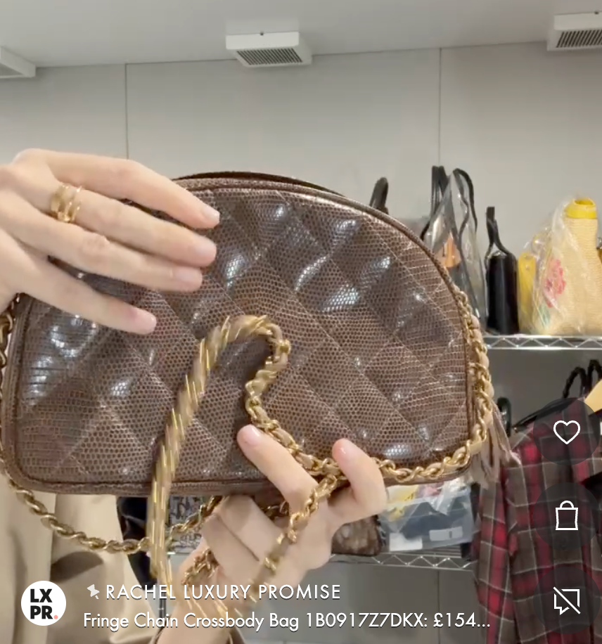 Fringe Chain Crossbody Bag 1B0917Z7DKX