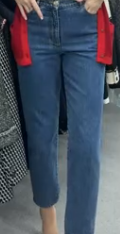 Chanel Midwash Jean CC Crystal Button 36 1017200