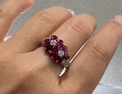 K18WG Ruby Ring J0901F7U6V