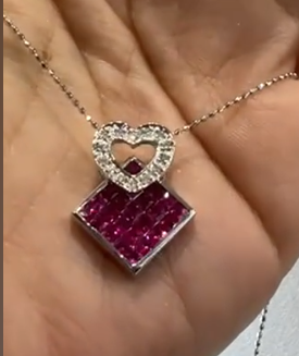 750 Ruby Necklace J0918JQH5Q