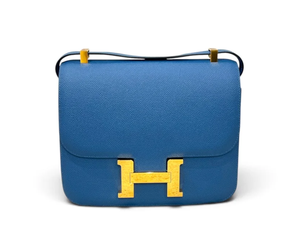 Hermes Blue Constance 24 with GHW