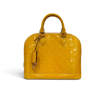 LV Alma PM Bag in Vernis Leather