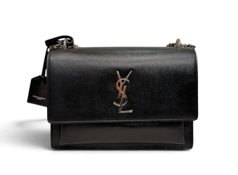 YSL Black Sunset Bag with PHW