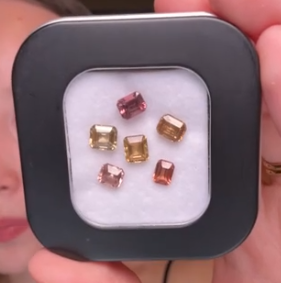 5.00ct Cognac Zircon Set THAIC0711