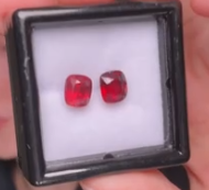 Red spinel pair zainab DXBCS6682