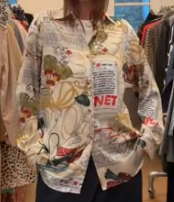 Moschino Mouse printed shirt AGC3655