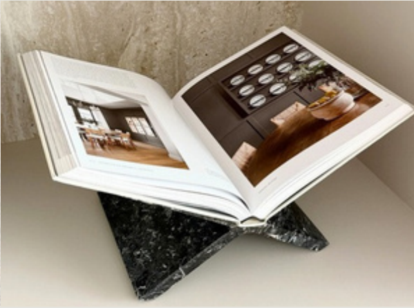 Aeris Black Marble Bookstand