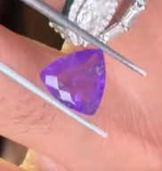 1.97ct Hackmanite Trillion - THAIC0438