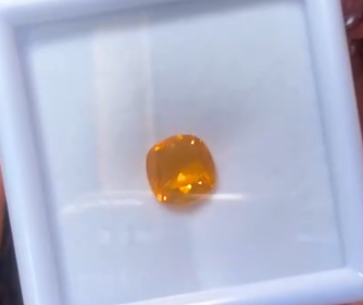 1.31ct Brazil Fire Opal (rare) THAIC1197