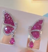 Half Butterfly Earrings HKDXB0916