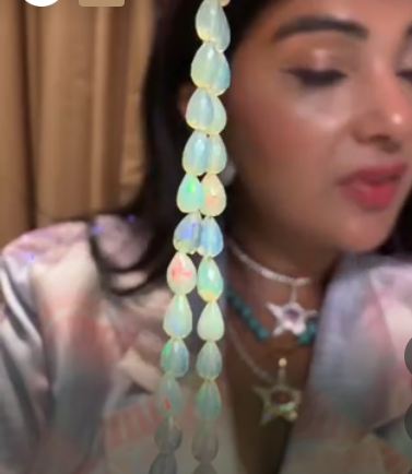 Natural Opal Briolette #10 THAIC0386