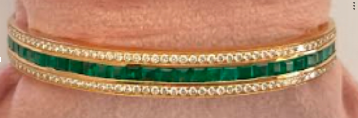 The Emerald Union Bracelet in Yellow Gold
