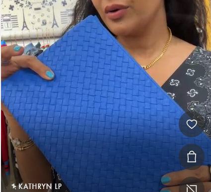 Bottega Blue Pouch SYC1939