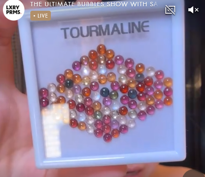 24.00ct Multi Tourmaline Bubble Set THAIC1276