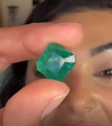7.12ct Square Cut Emerald DXBCD2236