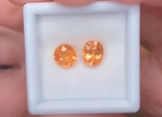2.75ct Fanta Spessartine PAIR THAIC1046