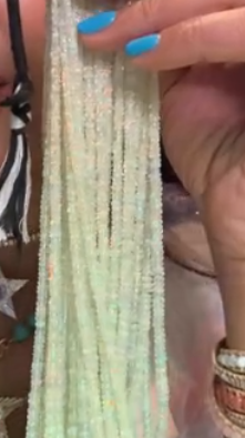 Natural Opal Rondelle 16" #9 THAIC0385