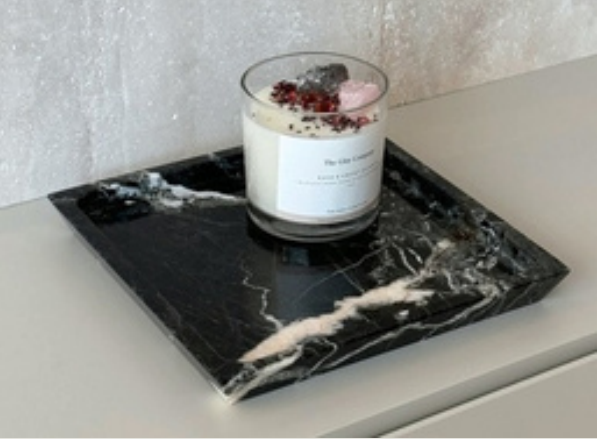 Victor Square Marble Tray