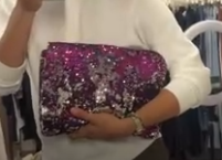 Dolce & Gabbana Sequin Crossbody Bag Pink